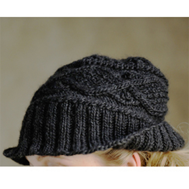 p.57 straight aran hat