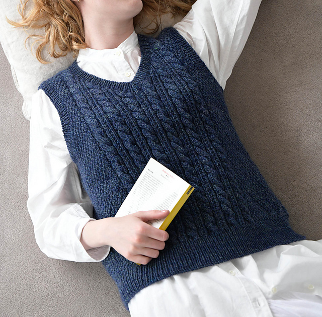 p.18 cable vest