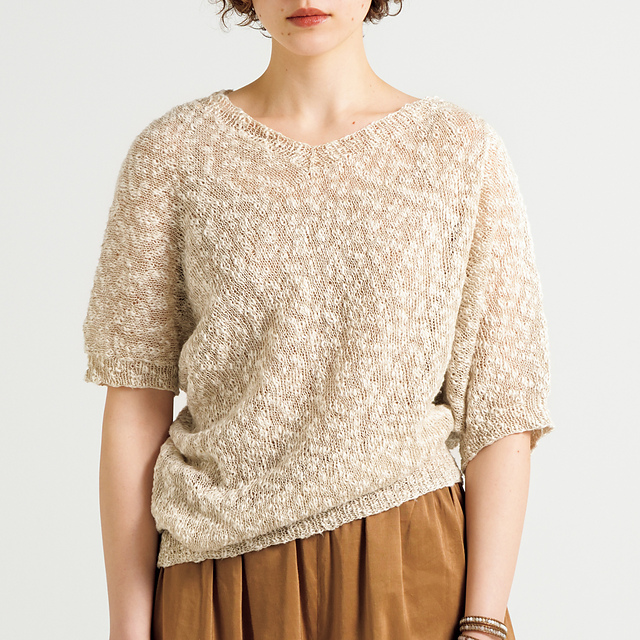 4size knitting - Asymmetric pullover