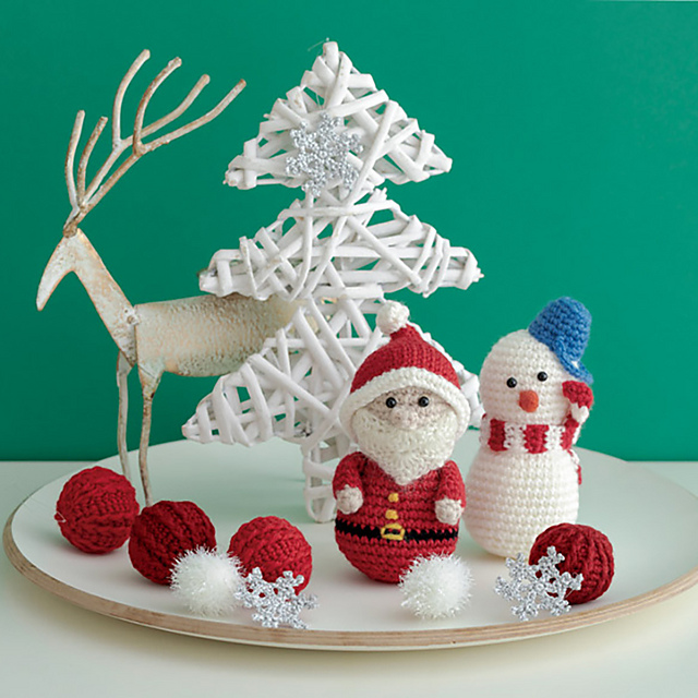 p.37 Santa & Snowman