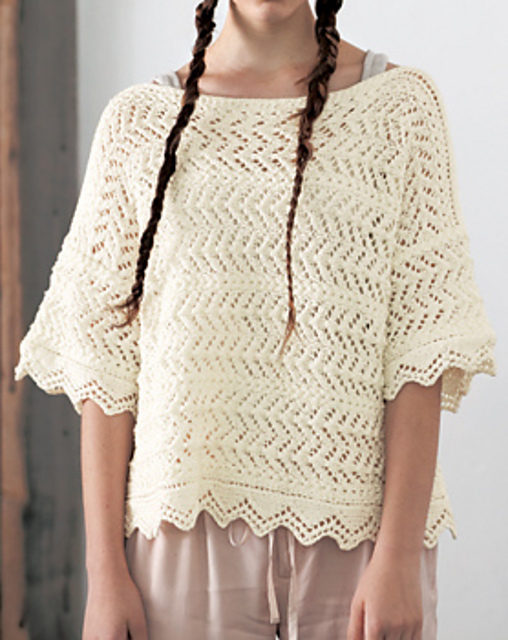 p.111 Openwork pullover