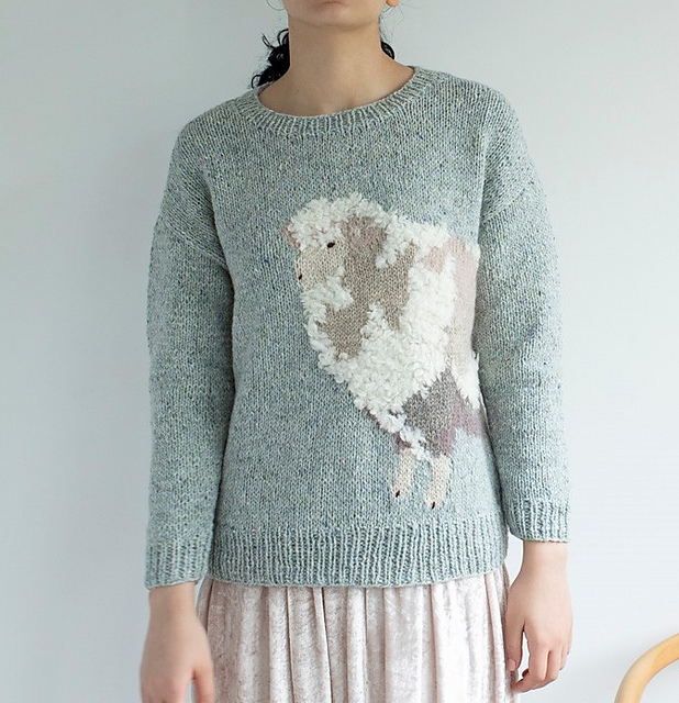 Ravelry: X. Sheep Pullover pattern by Erika Tokai（東海えりか）