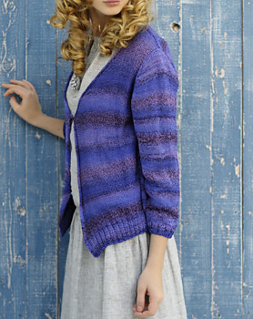p.104 Purple Cardigan
