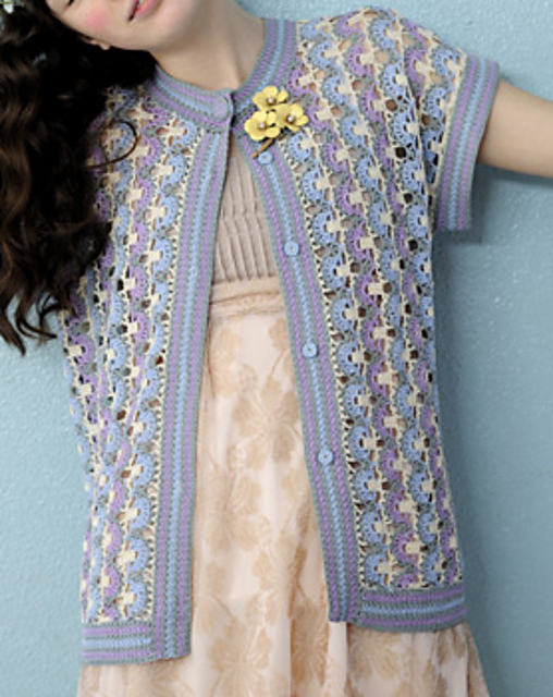 p.53 Short-sleeved Cardigan