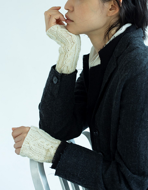 #16 Cabled Handwarmer