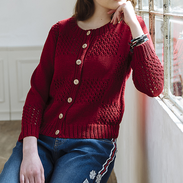 #07 Patchwork Pattern Cardigan