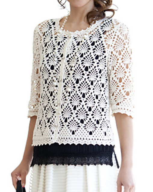 #05 Pineapple Cardigan