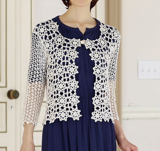 #08 Eight Star Motif Cardigan