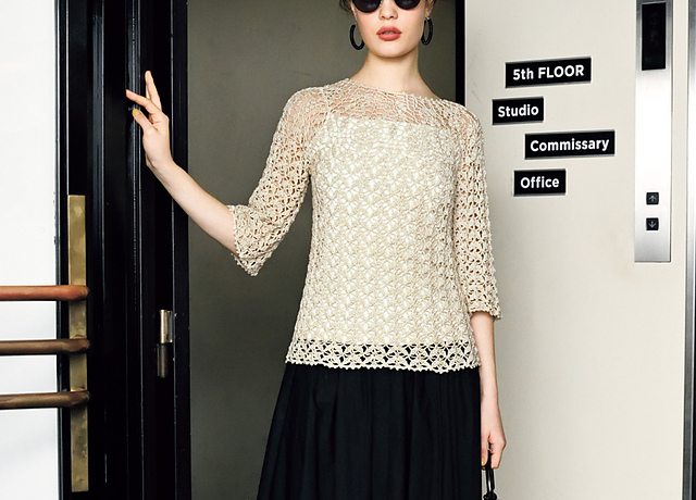 p.19 Silk Leaves Pullover