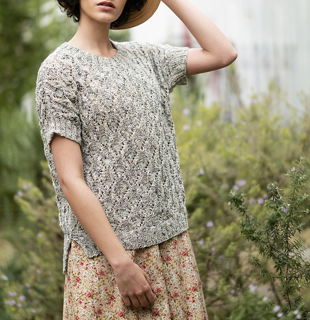 p.35 Leafy Pattern Pullover