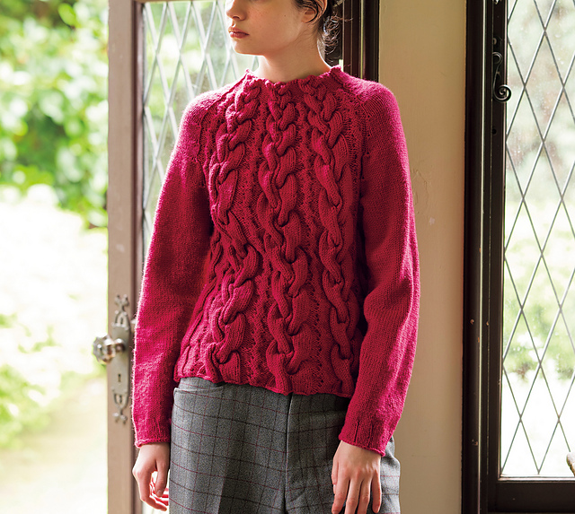p.37 Twisted Cable Pullover