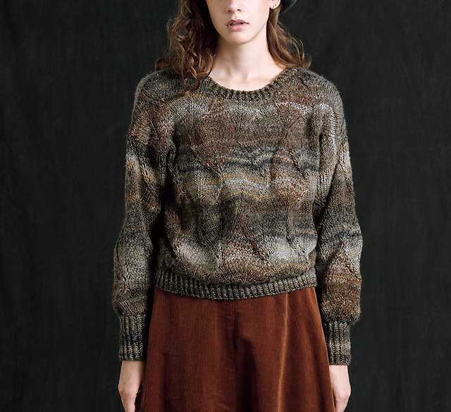 p.90 Leaf pattern pullover