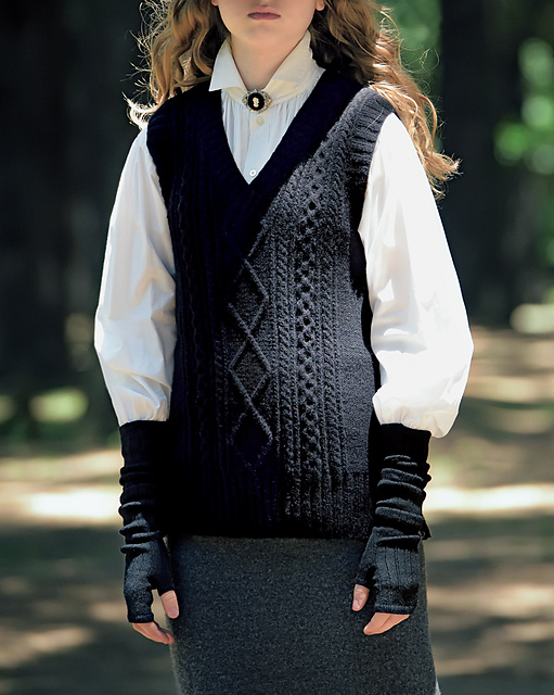 p.46 Long Gilet
