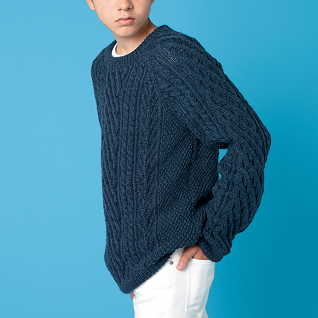 p.33 Navy blue pullover