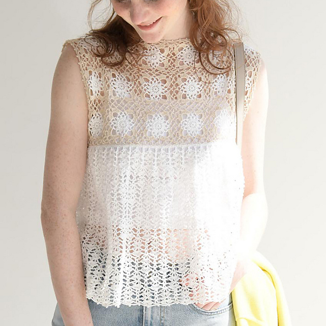 p.11 Beige & White Pullover
