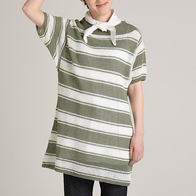 p.76 Arranged Stripe Dress