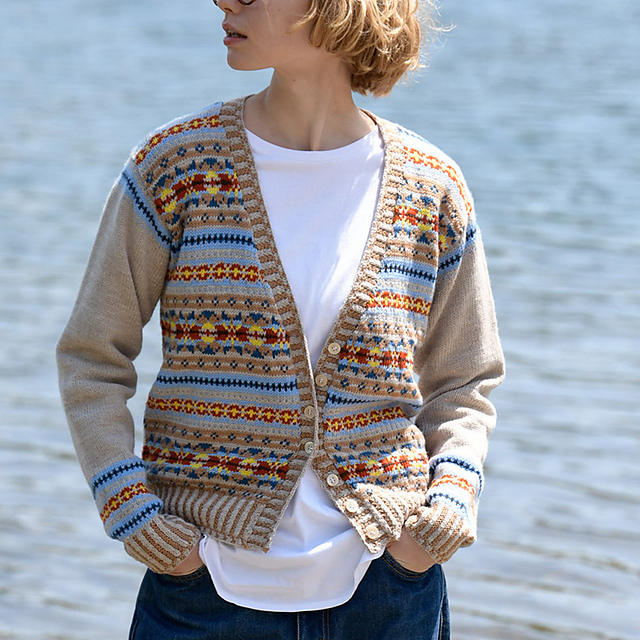 p.17 Fairisle Cardigan