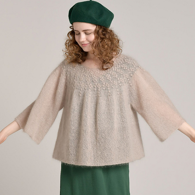 p.22 Voluminous Flared Pullover