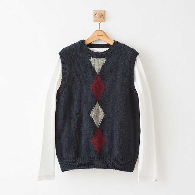 No.35 Argyle Style Vest