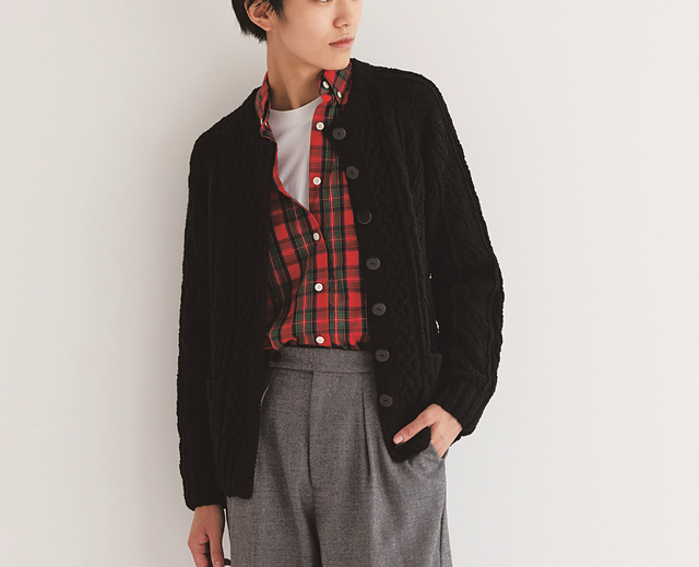 01 Wool Aran Jacket