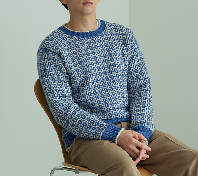 #06 Mosaic Pattern Sweater