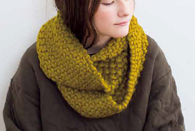 H. Long Snood - Linen Stitch