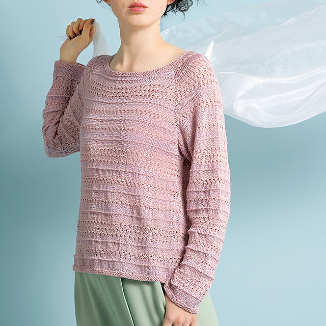 p.41 Pink Raglan Pullover