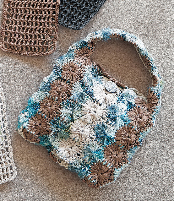 J Flower Pattern Bag