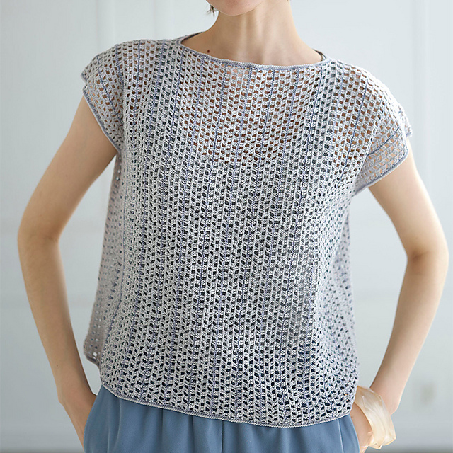 p.34 Ladder Ribbon Pullover