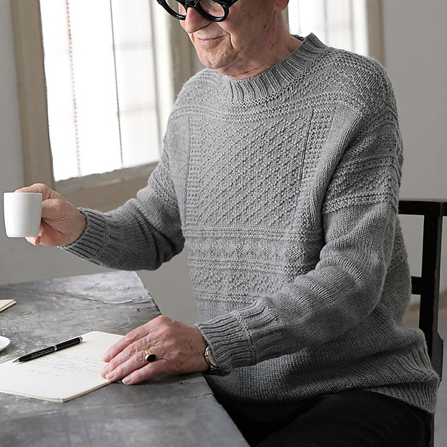 p.12 Gray Men's Pullover