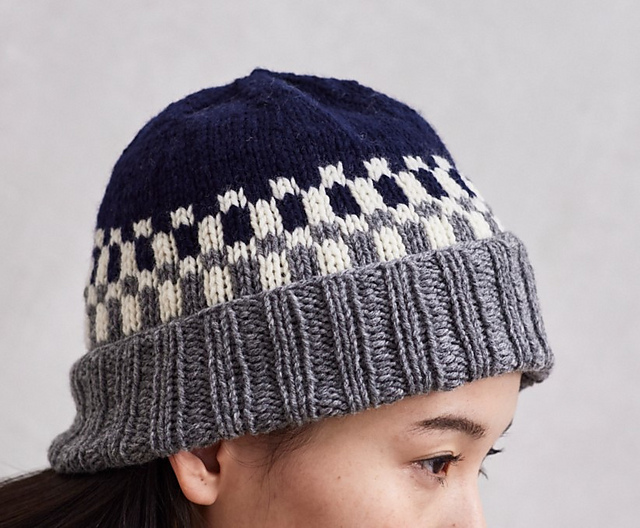 #18 Block Pattern Cap