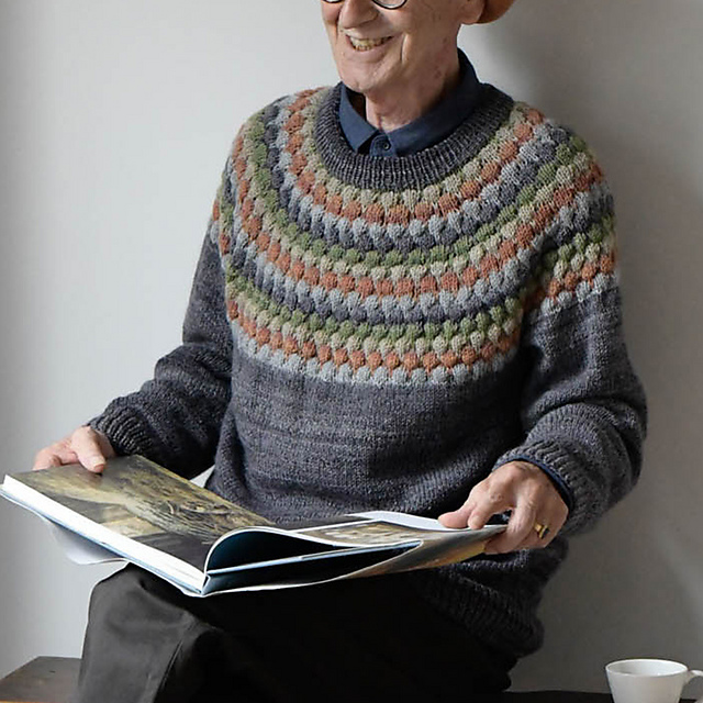 p.16 Bubble Stitch Circular Yoke
