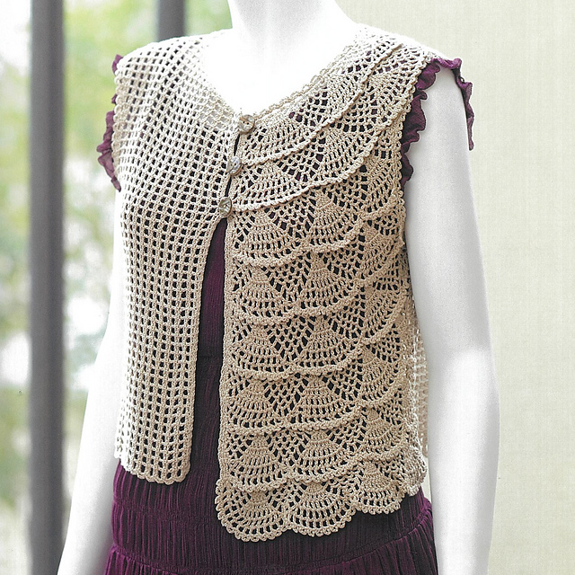 Ravelry: #09, #10 Vest pattern by Kimiko Kobayashi (小林 紀美子)