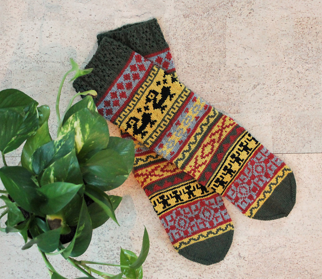 Ancient Wisdom Socks