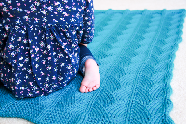 Feathered Meadow Baby Blanket