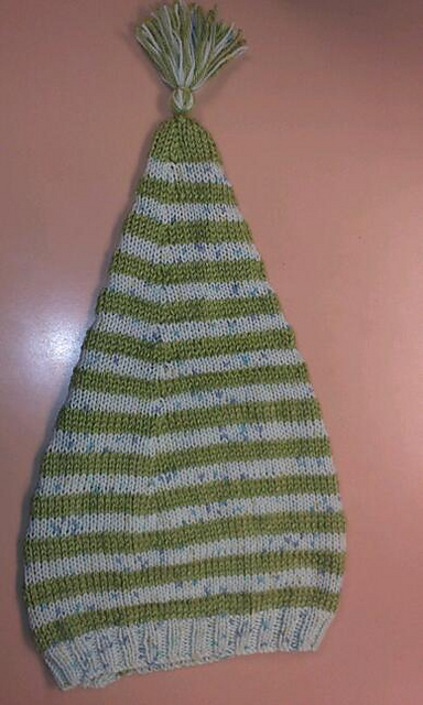 Long, Striped Hat