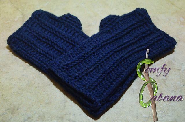 Bridged Braids Fingerless Mitts