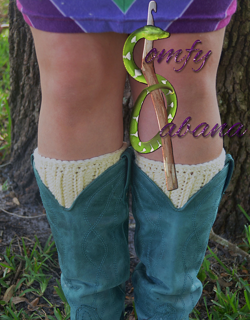 Bridged Braids Boot Cuffs