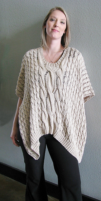 Ravelry: Silver Lake Poncho pattern by Daniela Nii