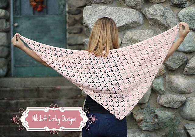 Triangle Lace Shawl