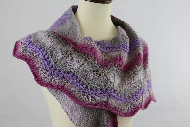 Blooming Magnolia Shawl