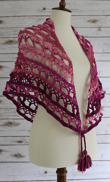 Berry Garland Shawl