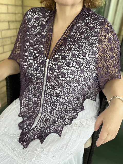 Olga Mulberry Silk Shawl