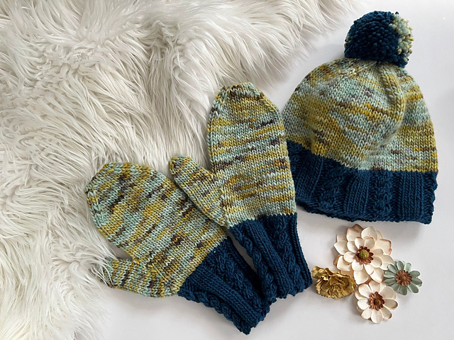 Mariposa Hat and Mittens