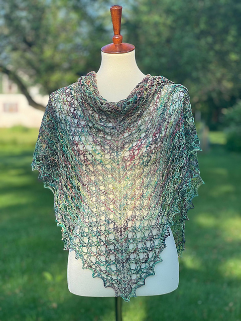 Irina mulberry silk shawl