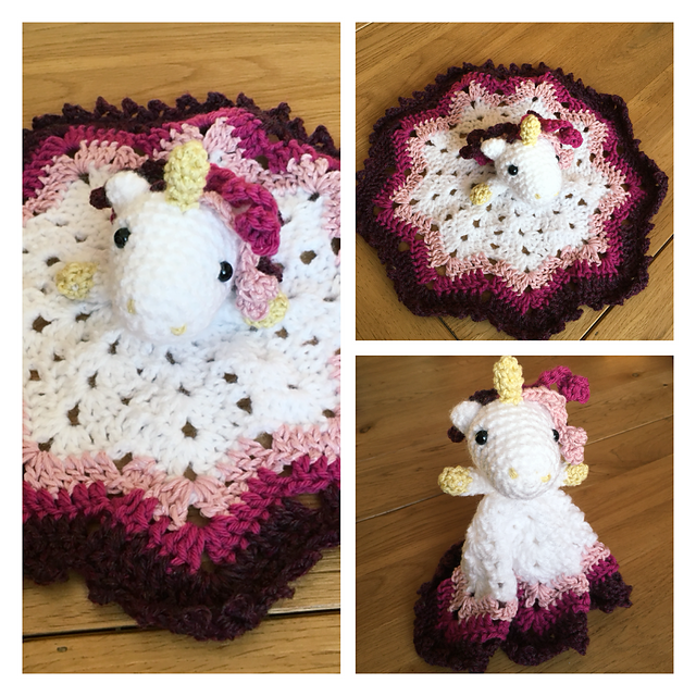 Ravelry: Unicorn Security Blanket pattern by Nimy Bowen