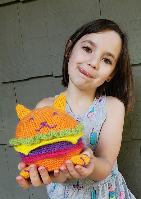Rainbow Hamburger Cat
