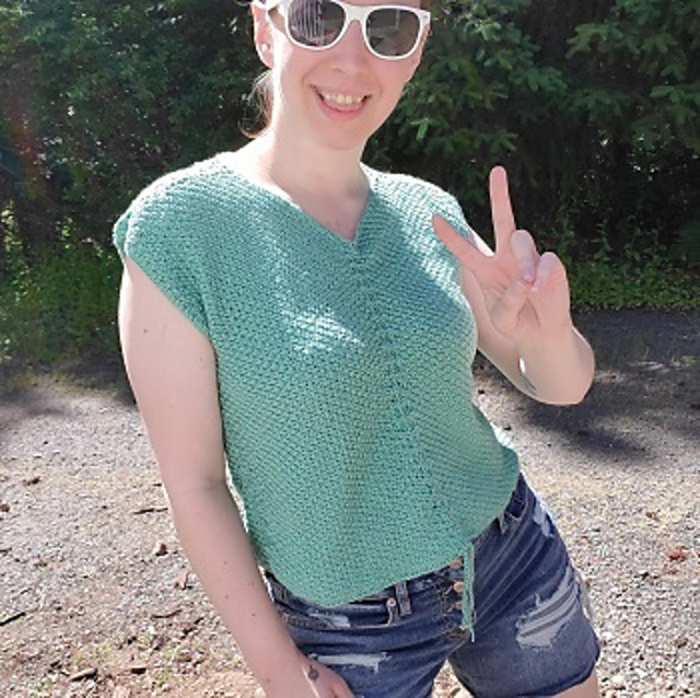 Seafoam Summer Top