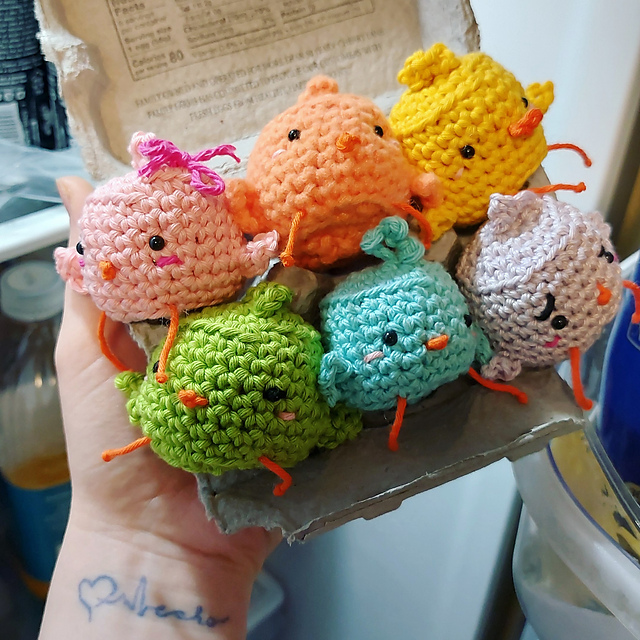 Rainbow Marshmallow Chicks
