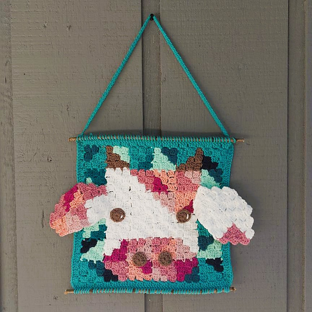 Ravelry: Patchwork Strawberry Cow Square pattern by Angela Ader